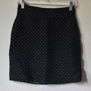 Kate Spade black and white polka dot skirt. Size 2.